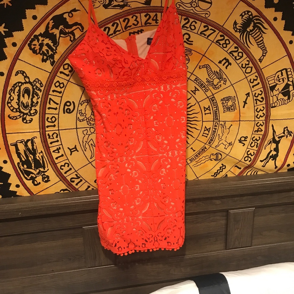 Orange dress